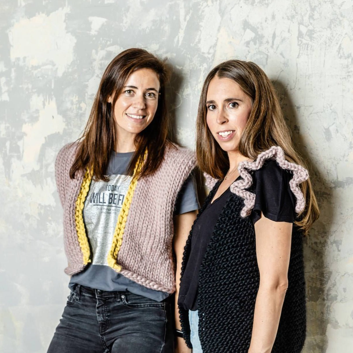 Chaleco tejido en punto a dos agujas por MöMMOT