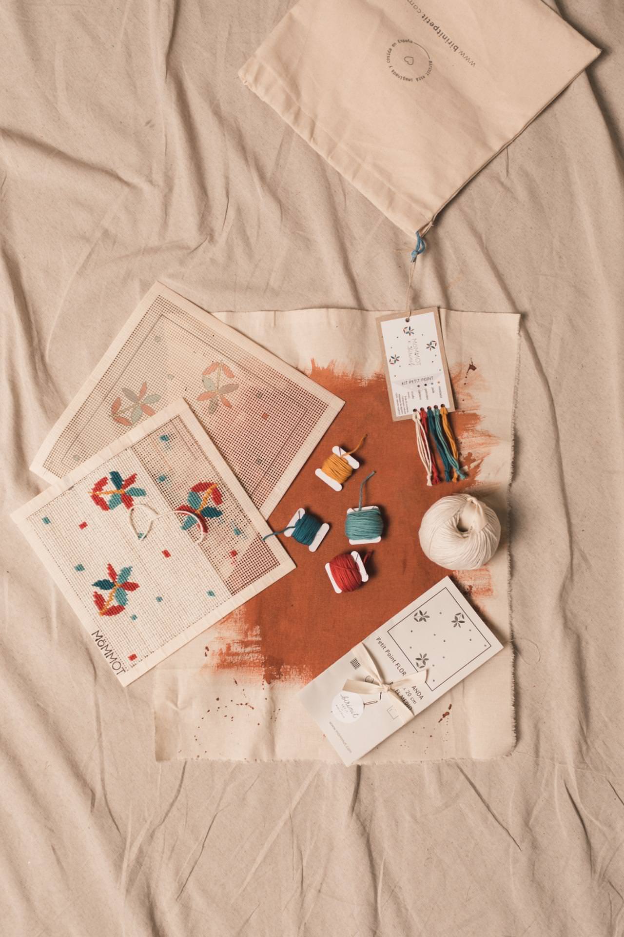 Kit Flor Cobalto by Birinit (20x20cm)