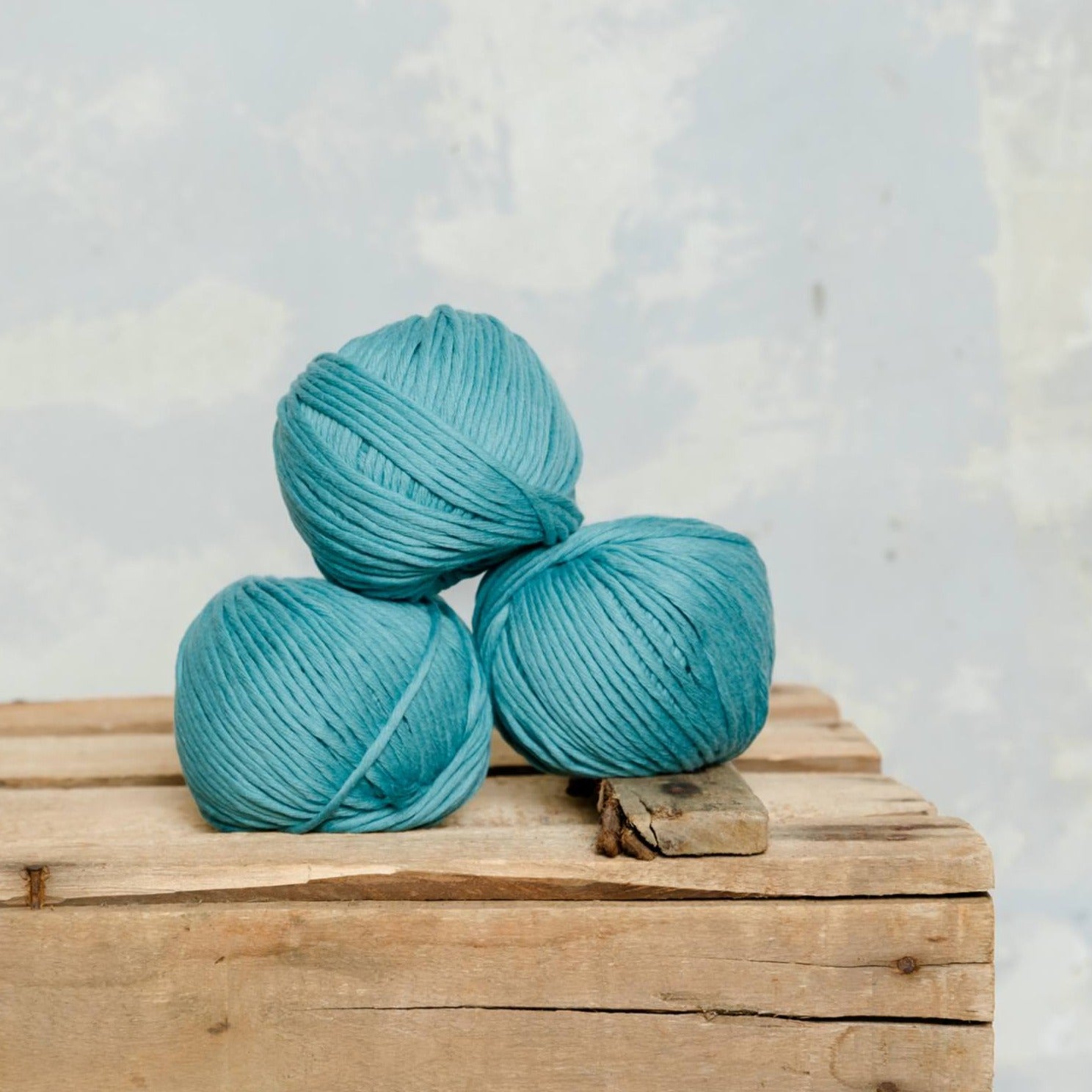 Ovillo algodón orgánico color verde de MöMMOT