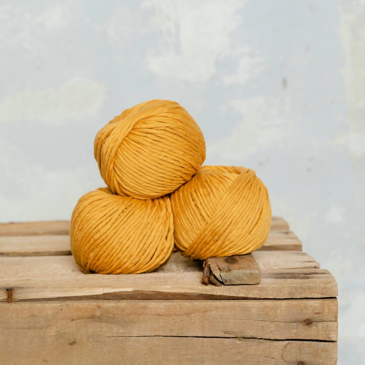 #3.5 Algodón Fino y #5 Algodón Medio · Mostaza