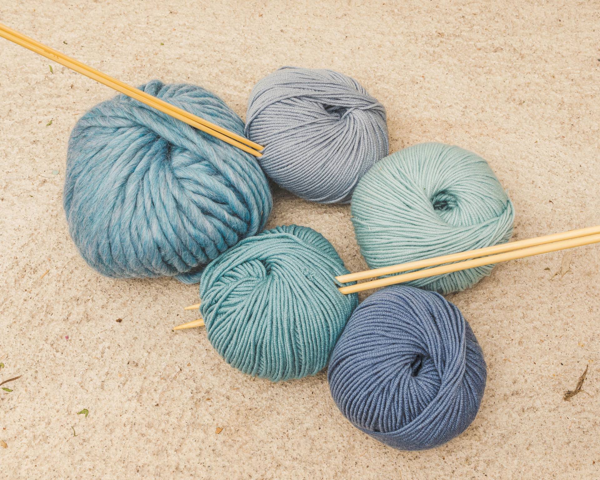 #3.5 Lana Fina · Azul Empolvado