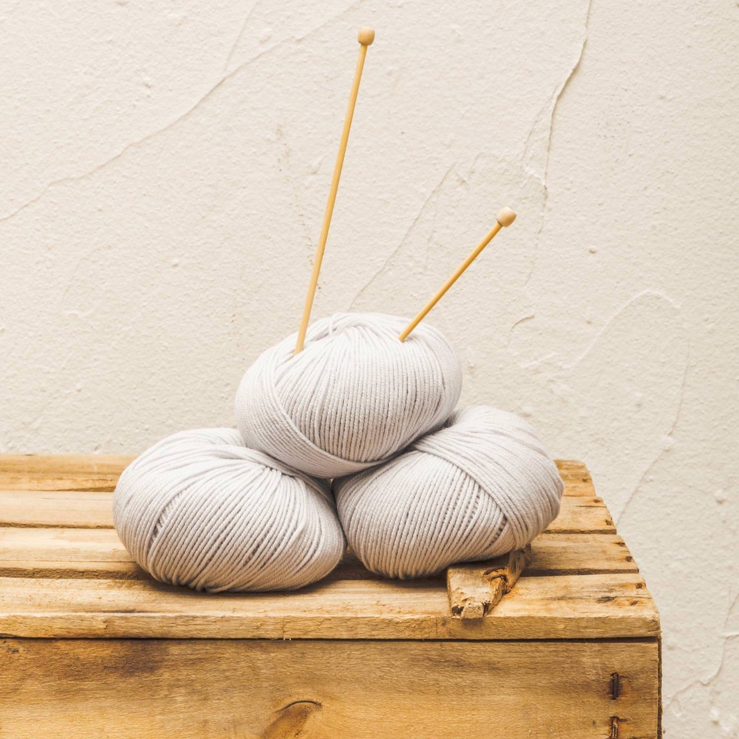 #3.5 Lana Fina · Gris Piedra