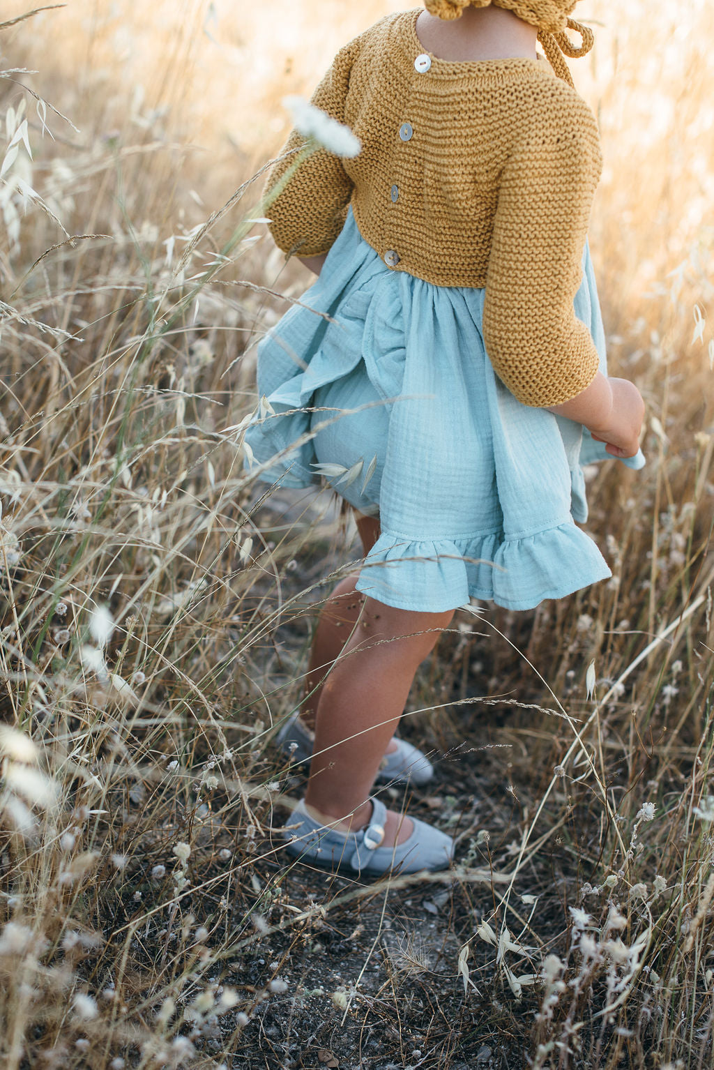 Vestido bebé niña en punto de MöMMOT