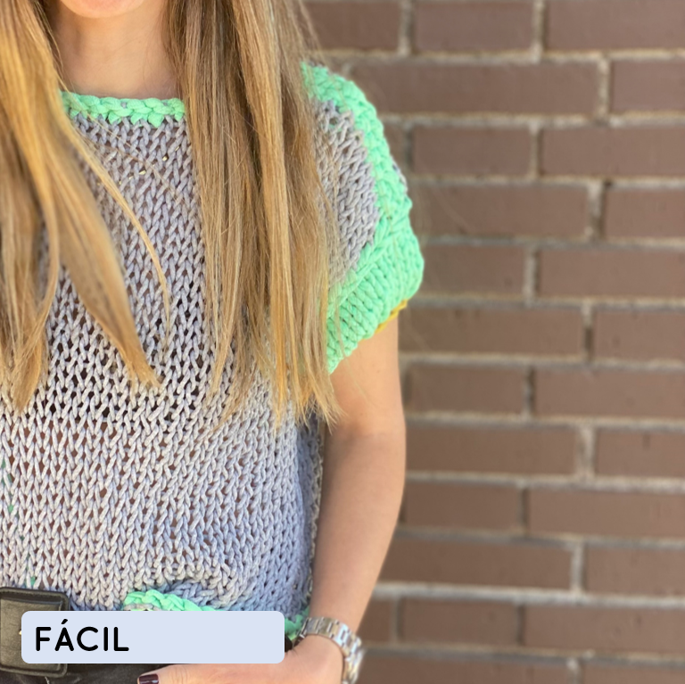 Kit para tejer jersey verano de MöMMOT