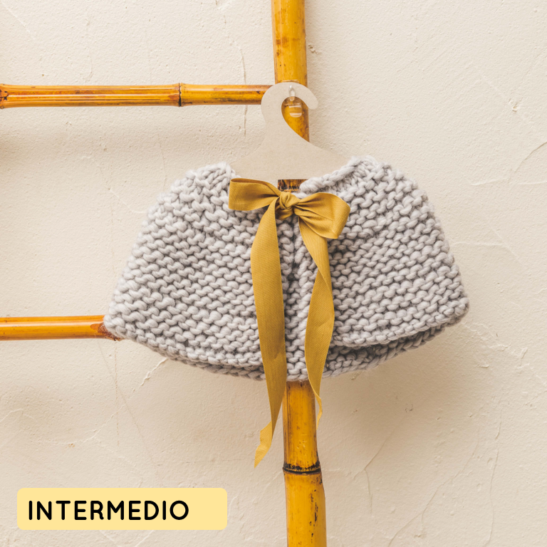 Kit de tejer capa niña