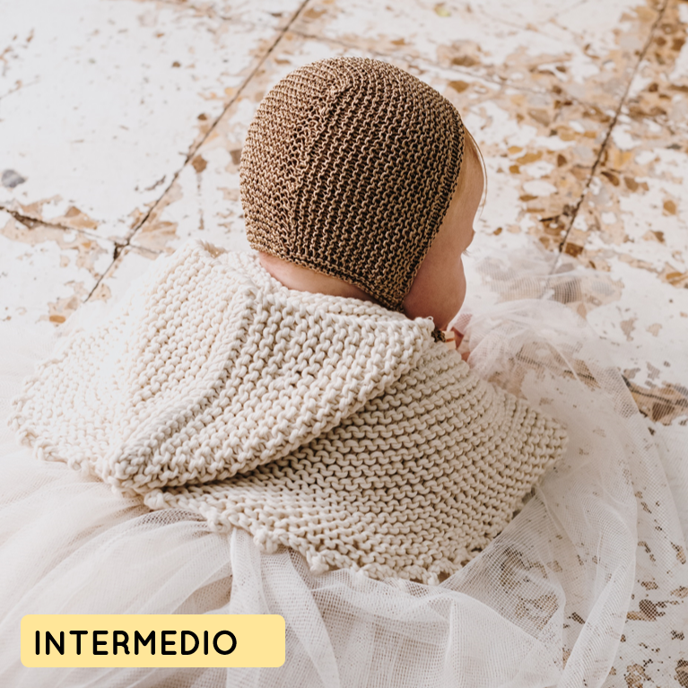 Kit de tejer capa de bautizo