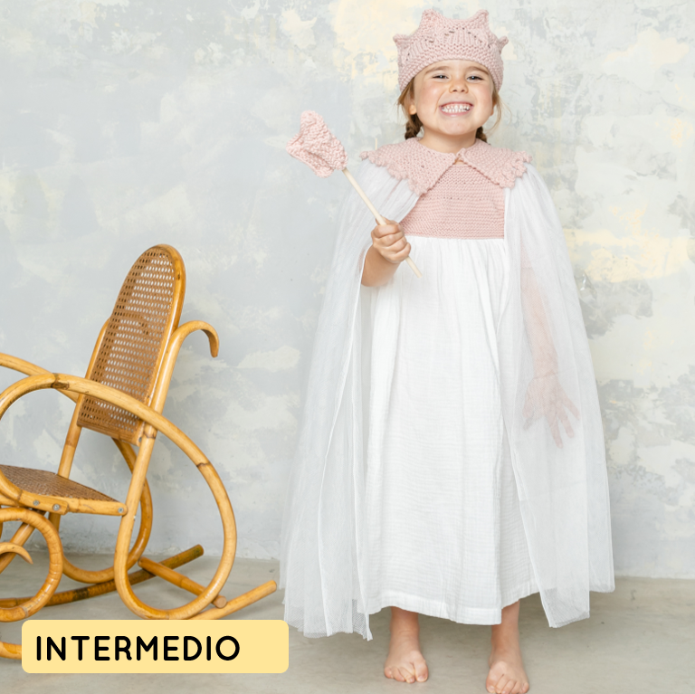 Kit de tejer capa princesa