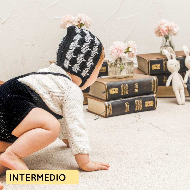 Kit para tejer capota escamas niño