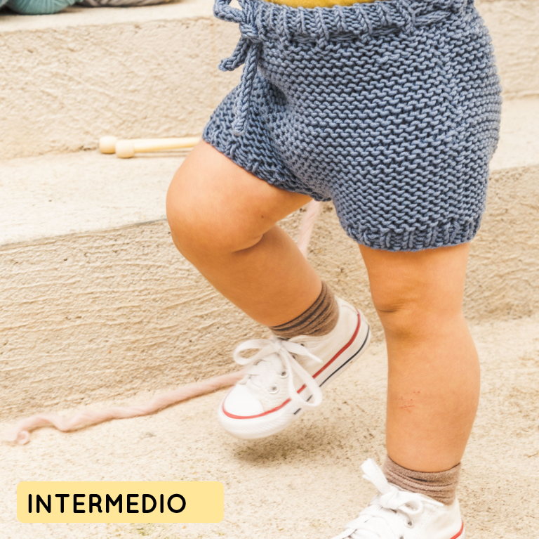 Kit para tejer culotte de bebé y niño