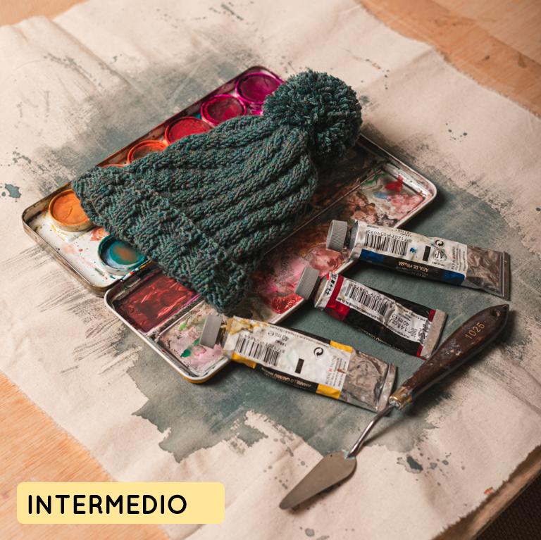 Kit para tejer gorro con pompón