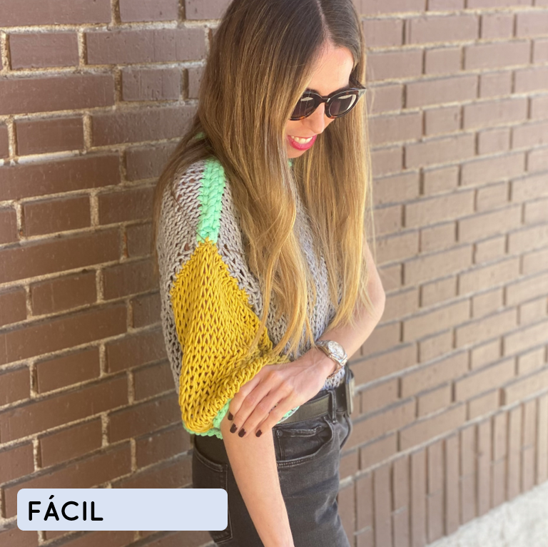 Kit para tejer jersey de verano de mujer