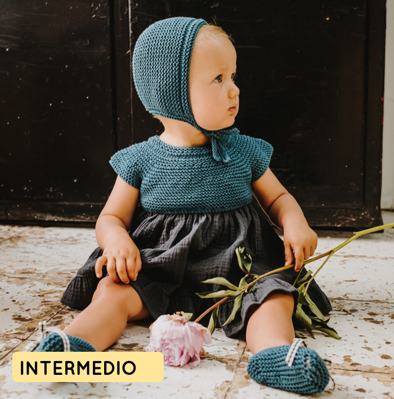 Kit de tejer vestido manga corta