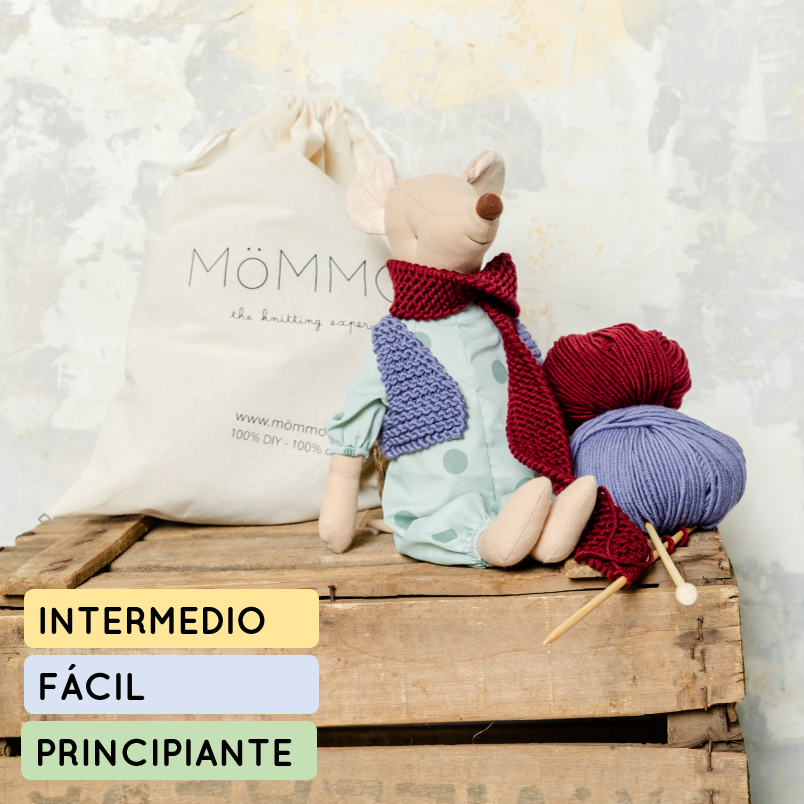 Kit para tejer ropa muñeco
