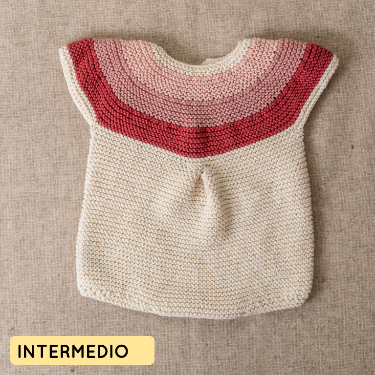 Kit para tejer ranita de punto de verano arcoiris