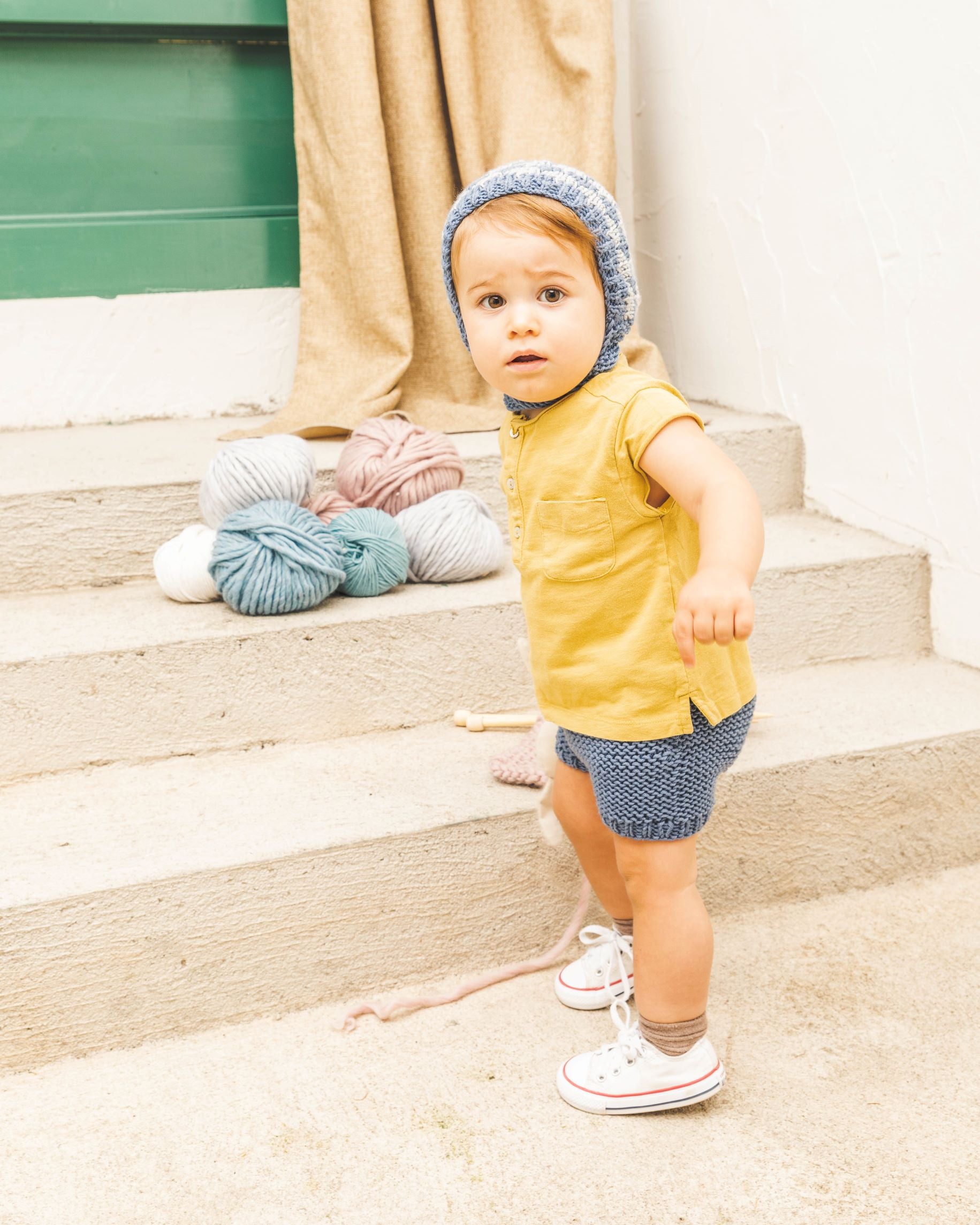 Patron para tejer culotte de punto de niño