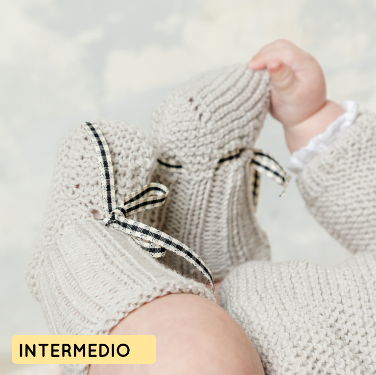 Patron para tejer patucos botita bebe