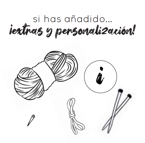Extras por personalización del kit